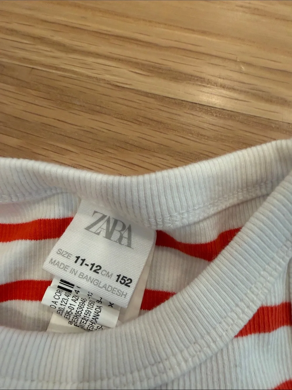 Zara Girls Striped Tank Tops Sz 11/12 - Red & Blue - Picture 3 of 7